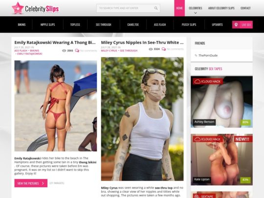Celebrity Slips