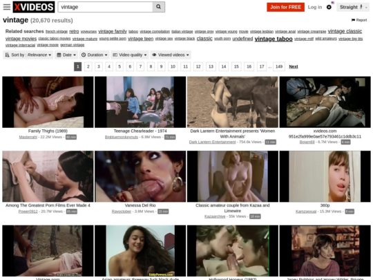 XVideos Vintage