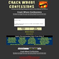 Crack Whore Confessions